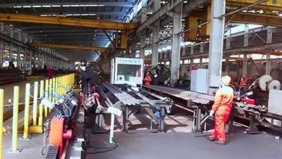 Ligne de production à grande échelle
