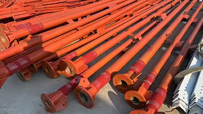 Stock de matières premières en acier