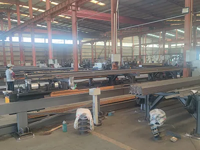 Zone de stockage des matières premières