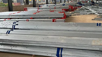 Zone de galvanisation à chaud