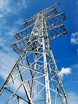 Angular Steel Power Transmission Tower