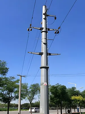 Pylône monotube de transmission d’énergie