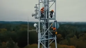 Installation 3 – Pylône en acier tubulaire à 3 pieds