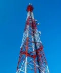 Pylône de télécommunications en acier angulaire à 4 pieds