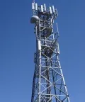 Pylône de télécommunications en acier angulaire à 4 pieds