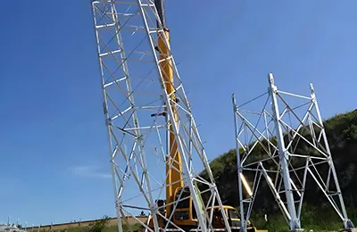Pylône en acier angulaire à 4 pieds – 40 m