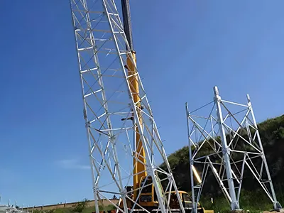 Pylône en acier angulaire à 4 pieds – 40 m