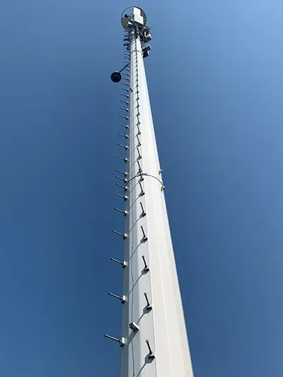 Pylône monotube / monopode télécom