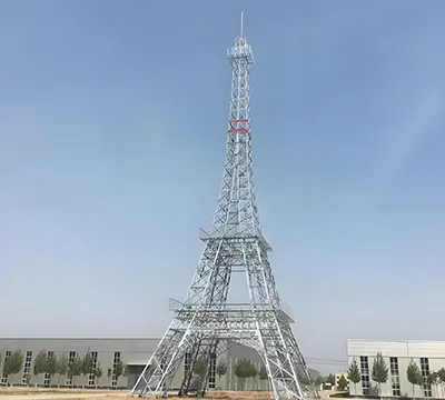 Pylône TV de radiodiffusion à structure hybride 