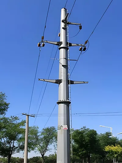 Pylône monotube de transmission d’énergie