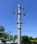 Pylône monotube de transmission d’énergie