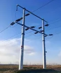 Pylône monotube de transmission d’énergie
