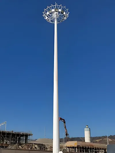 Mât d’éclairage grande hauteur